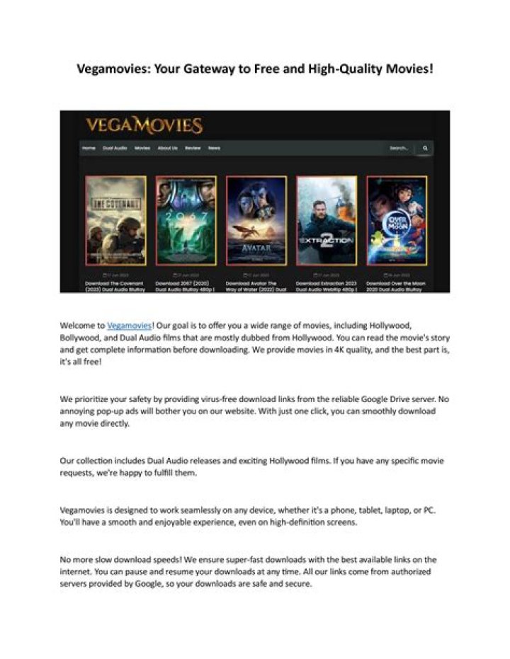 Discover the Ultimate Guide to Vegamovies Page 2: Everything You Need to Know